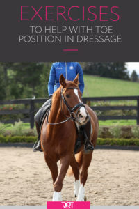 Dressage exercises for toe position